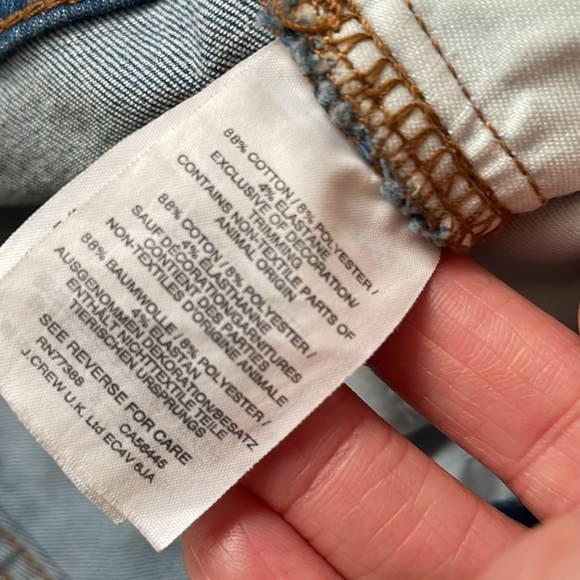 Madewell Cali Demi-Boot cropped jeans size 26 B10 - Picture 6 of 7